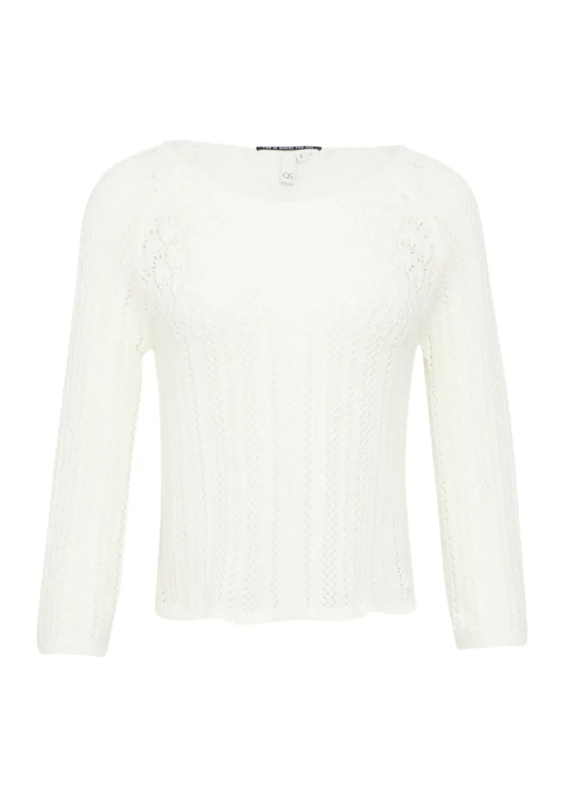 QS Pullover & Sweatshirts*Strickpullover creme