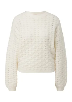 QS Pullover & Sweatshirts*Strickpullover creme