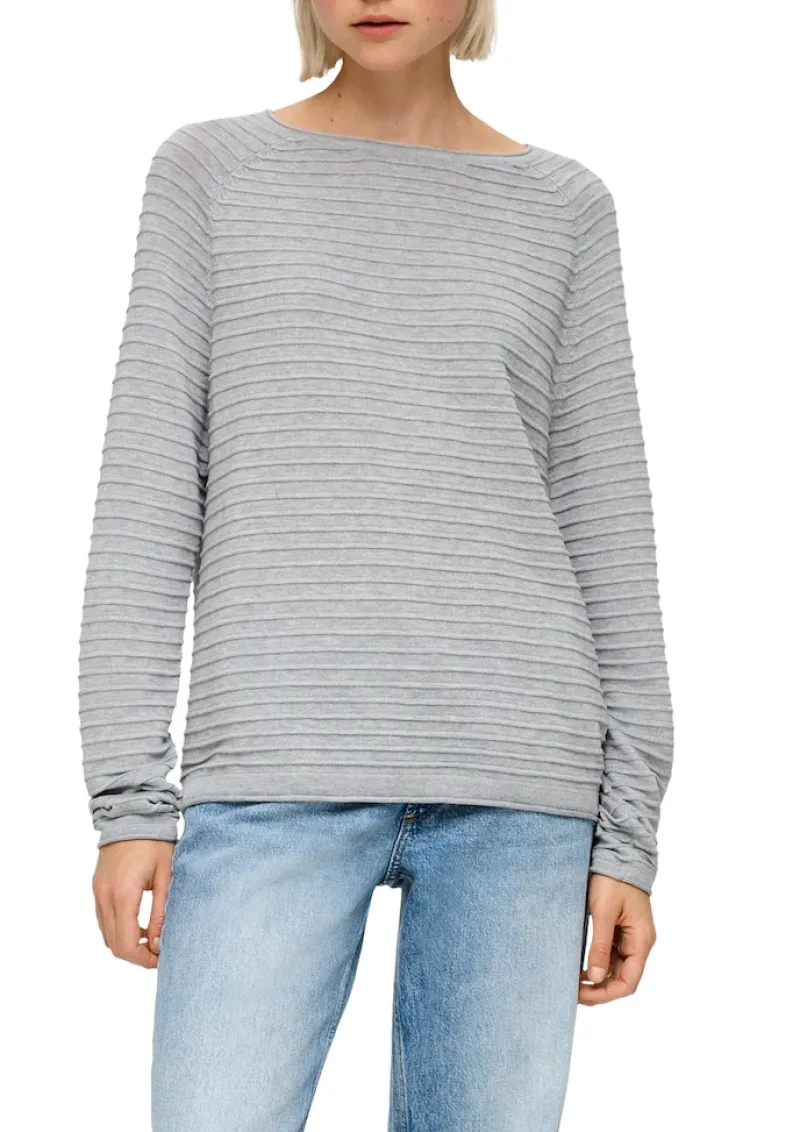 QS Pullover & Sweatshirts*Strickpullover grau1