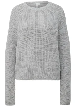 QS Pullover & Sweatshirts*Strickpullover Grau