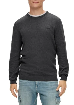 s.Oliver Pullover & Sweatshirts|Big Boys*Strickpullover grau2