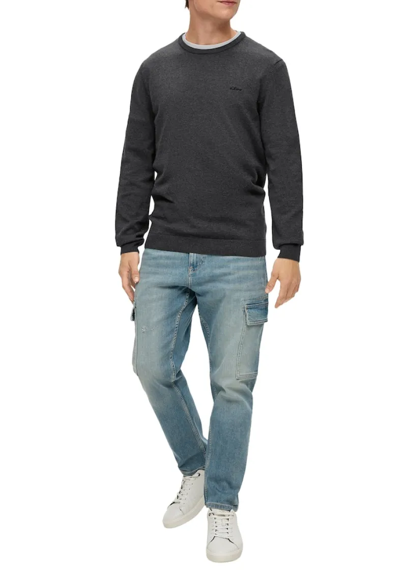 s.Oliver Pullover & Sweatshirts|Big Boys*Strickpullover grau2