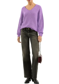 QS Pullover & Sweatshirts*Strickpullover Lila