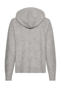 Camel Active Pullover & Sweatshirts*Strickpullover mit Kapuze grey melange