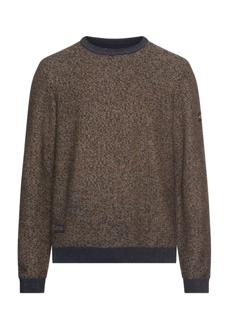 Camel Active Pullover & Sweatshirts|Big Boys*Strickpullover mit Rundhalskragen burned yellow