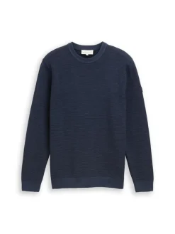 Tom Tailor Pullover & Sweatshirts|Big Boys*Strickpullover mit Rundhalsausschnitt sky captain blue