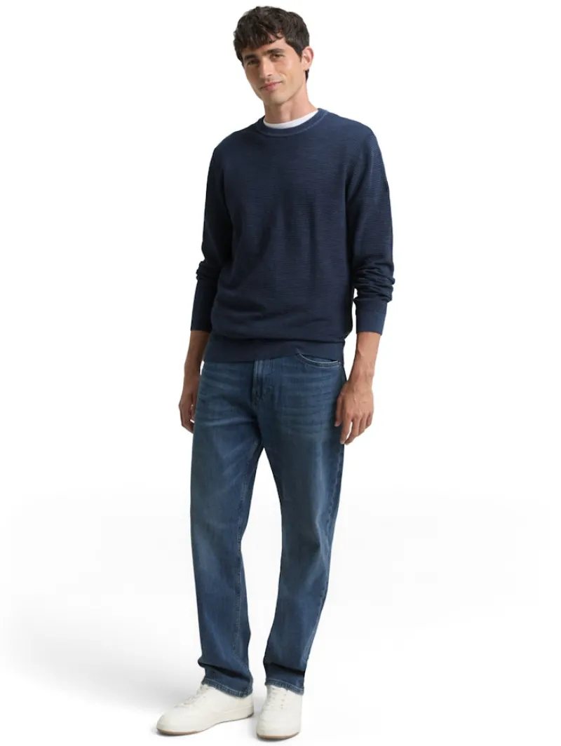 Tom Tailor Pullover & Sweatshirts|Big Boys*Strickpullover mit Rundhalsausschnitt sky captain blue