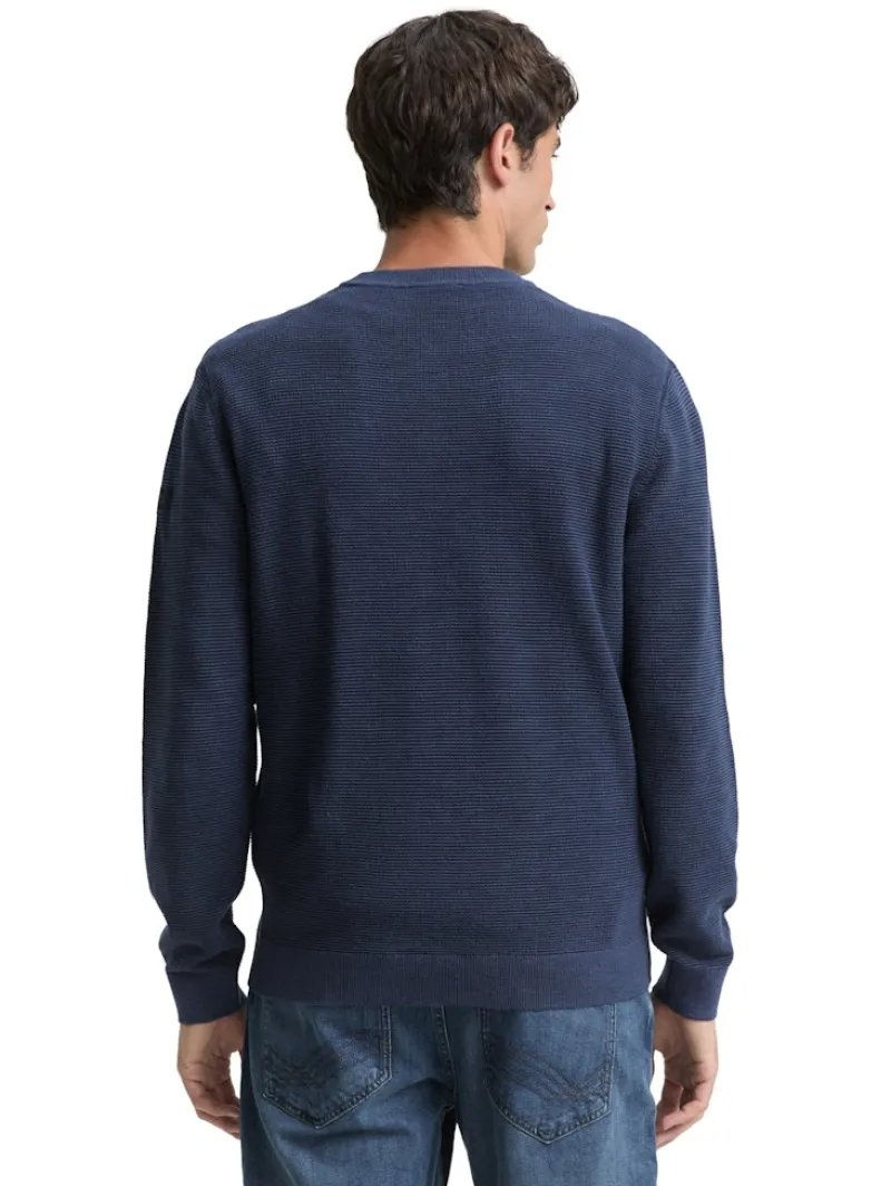 Tom Tailor Pullover & Sweatshirts|Big Boys*Strickpullover mit Rundhalsausschnitt sky captain blue