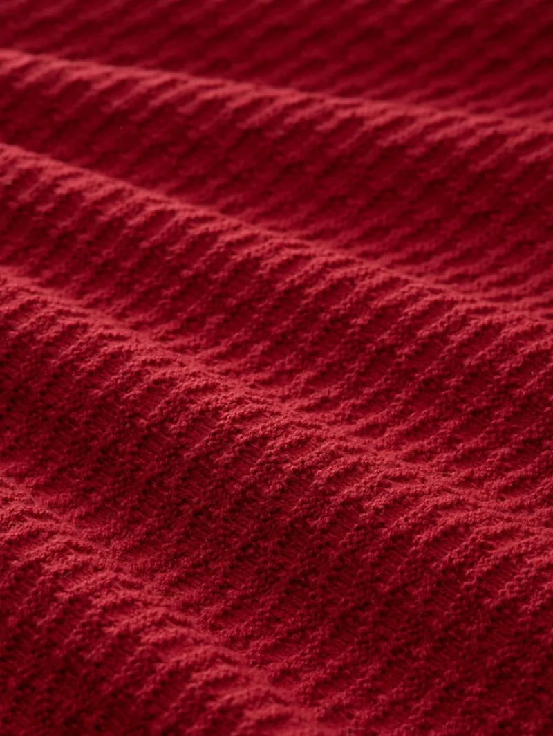 Tom Tailor Pullover & Sweatshirts|Big Boys*Strickpullover mit Rundhalsausschnitt coach red