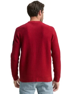 Tom Tailor Pullover & Sweatshirts|Big Boys*Strickpullover mit Rundhalsausschnitt coach red