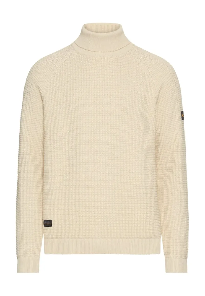 Camel Active Pullover & Sweatshirts|Big Boys*Strickpullover mit Stehkragen oatmeal