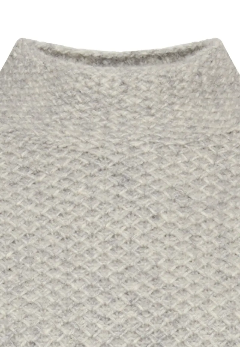 Camel Active Pullover & Sweatshirts*Strickpullover mit Stehkragen grey melange
