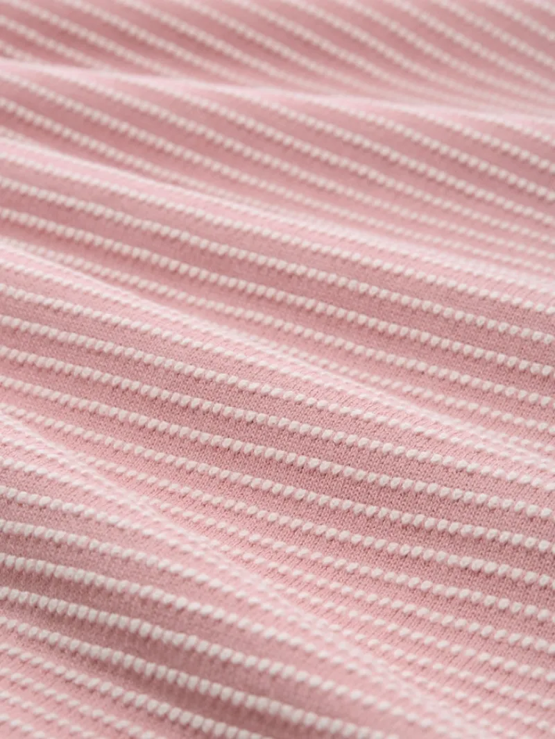 Tom Tailor Pullover & Sweatshirts*Strickpullover mit U-Boot-Ausschnitt rose bubble knit stripe