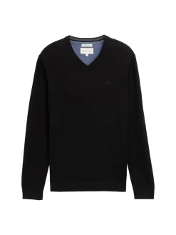Tom Tailor Pullover & Sweatshirts|Big Boys*Strickpullover mit V-Ausschnitt Black