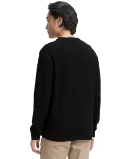 Tom Tailor Pullover & Sweatshirts|Big Boys*Strickpullover mit V-Ausschnitt Black