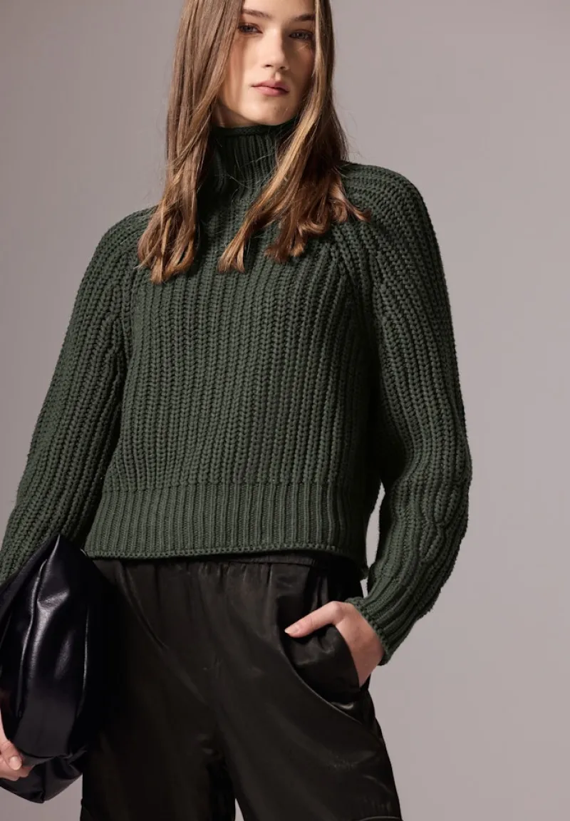 STREET ONE STUDIO Pullover & Sweatshirts*Strickpullover oil green
