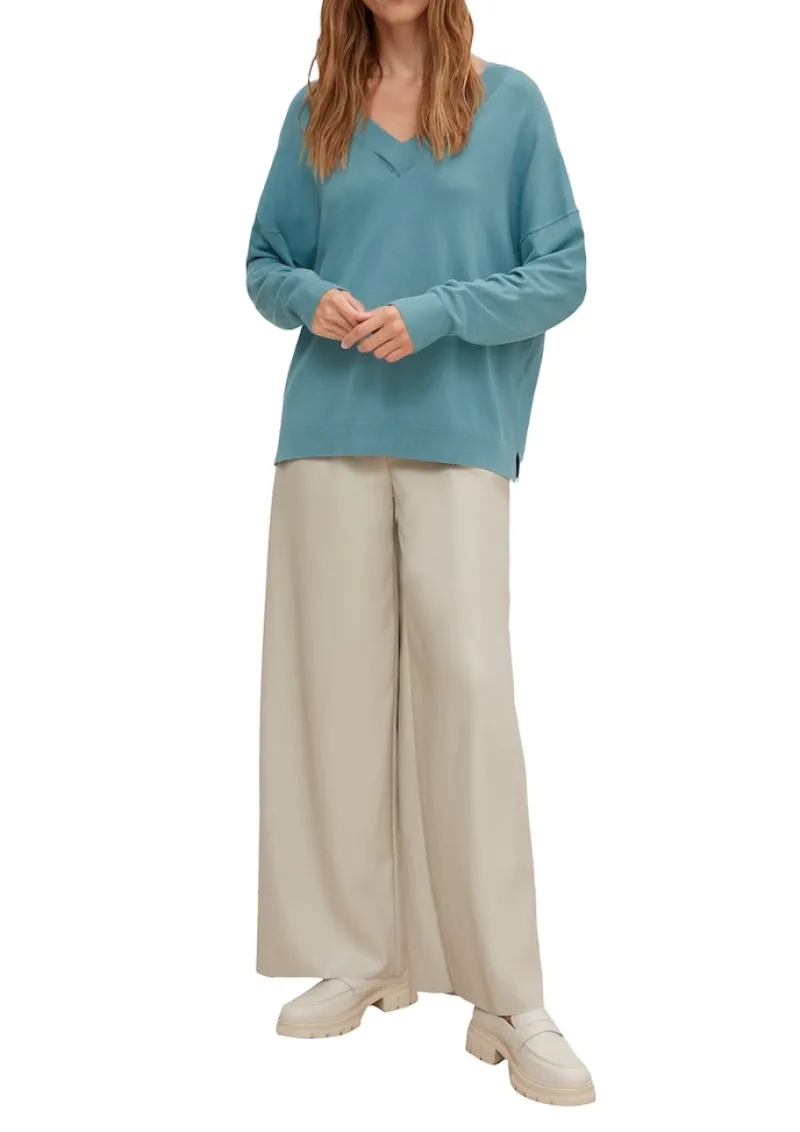 Comma Pullover & Sweatshirts*Strickpullover petrol