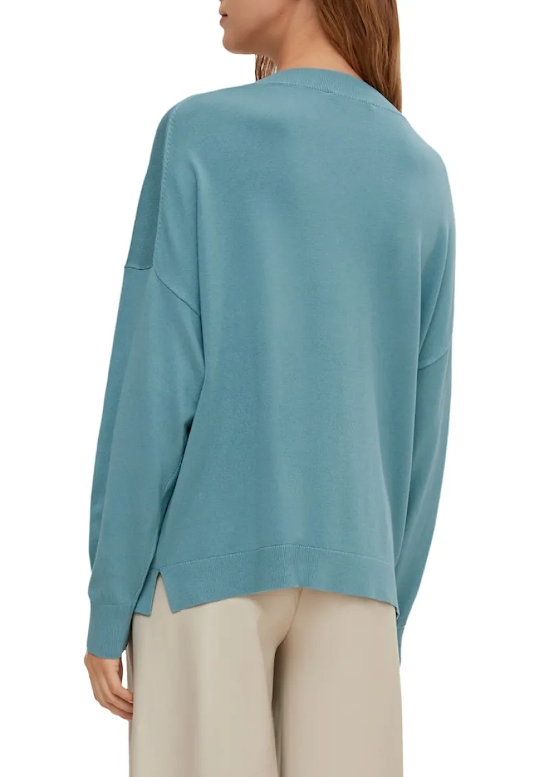 Comma Pullover & Sweatshirts*Strickpullover petrol