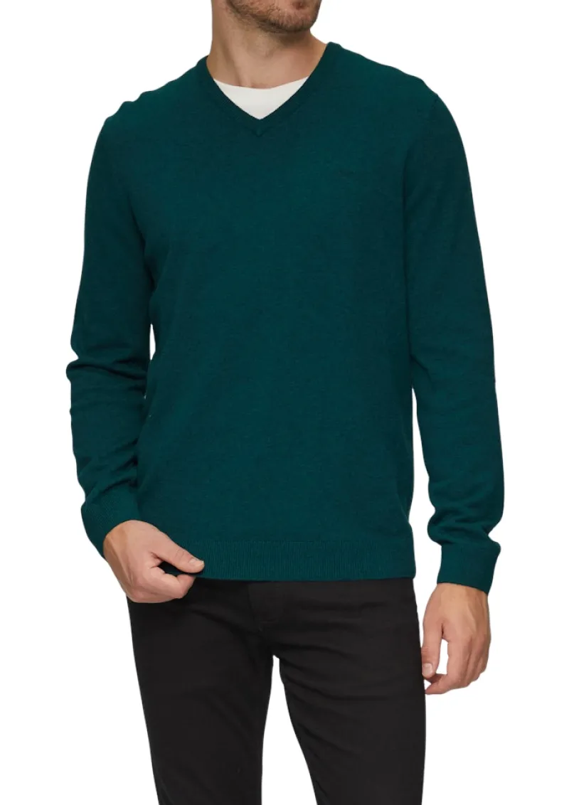 s.Oliver Pullover & Sweatshirts|Big Boys*Strickpullover petrol