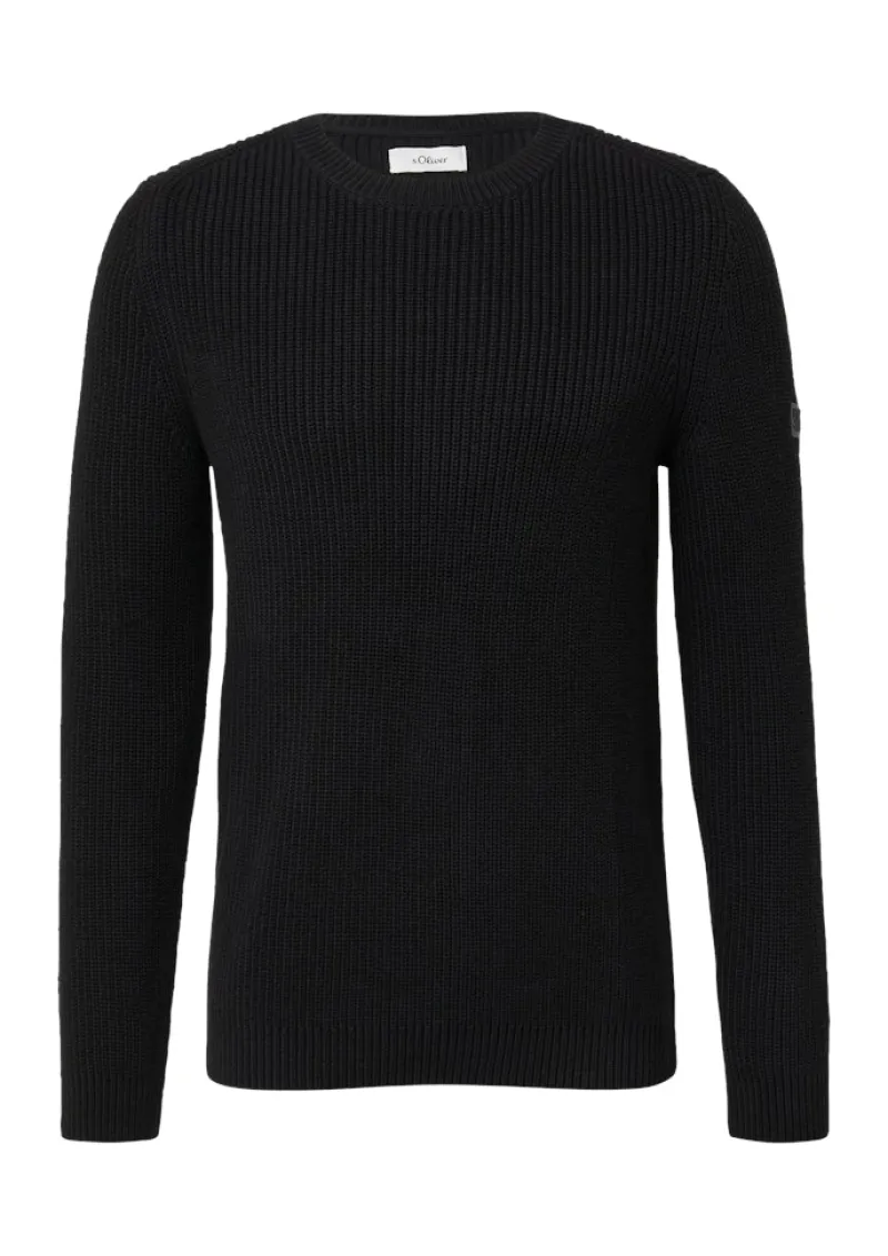s.Oliver Pullover & Sweatshirts|Big Boys*Strickpullover Schwarz