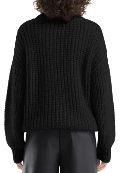 QS Pullover & Sweatshirts*Strickpullover Schwarz