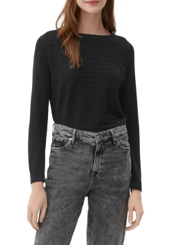 QS Pullover & Sweatshirts*Strickpullover Schwarz