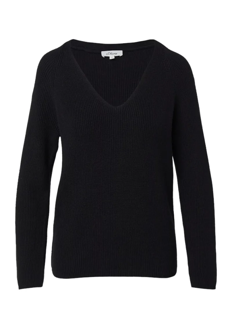 s.Oliver Pullover & Sweatshirts*Strickpullover Schwarz