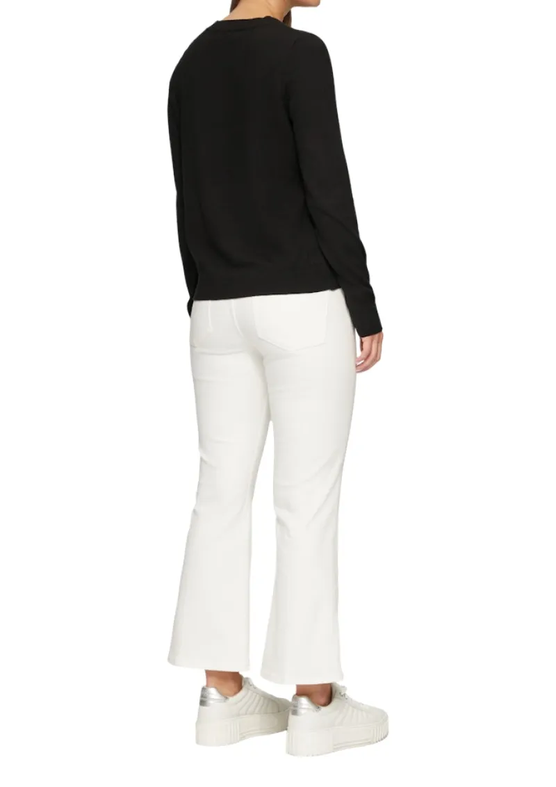 s.Oliver Pullover & Sweatshirts*Strickpullover Schwarz