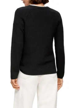 s.Oliver Pullover & Sweatshirts*Strickpullover Schwarz