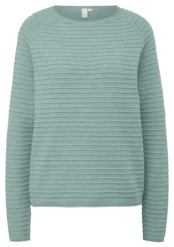 QS Pullover & Sweatshirts*Strickpullover Türkis
