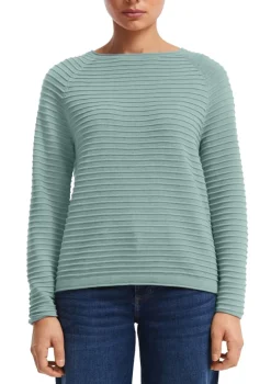 QS Pullover & Sweatshirts*Strickpullover Türkis