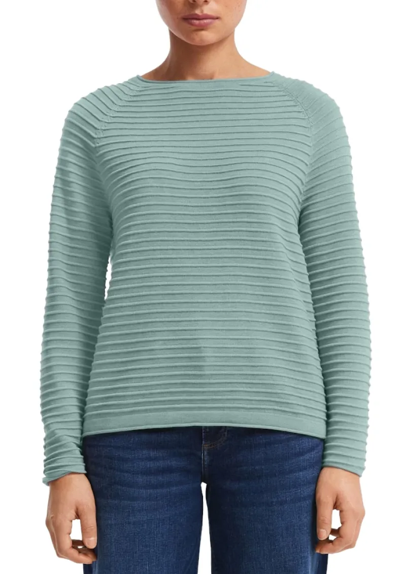 QS Pullover & Sweatshirts*Strickpullover Türkis