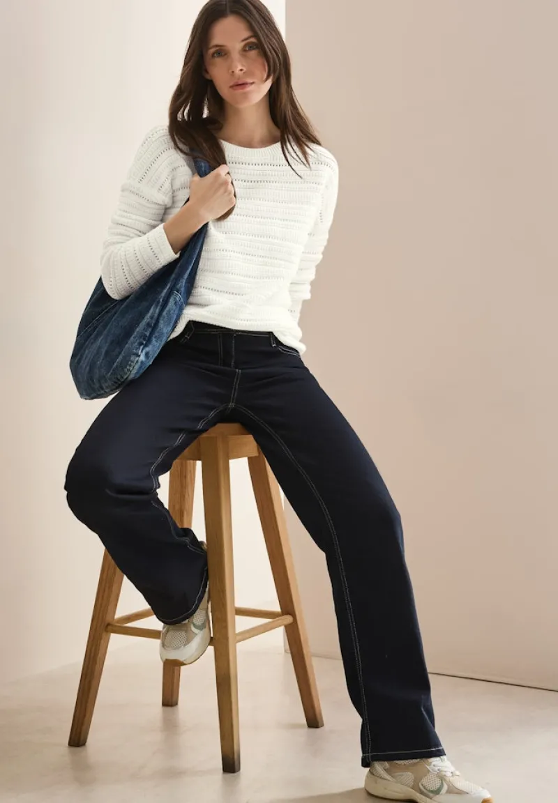 Cecil Pullover & Sweatshirts*Strickpullover vanilla white