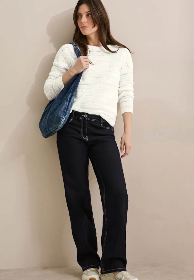 Cecil Pullover & Sweatshirts*Strickpullover vanilla white