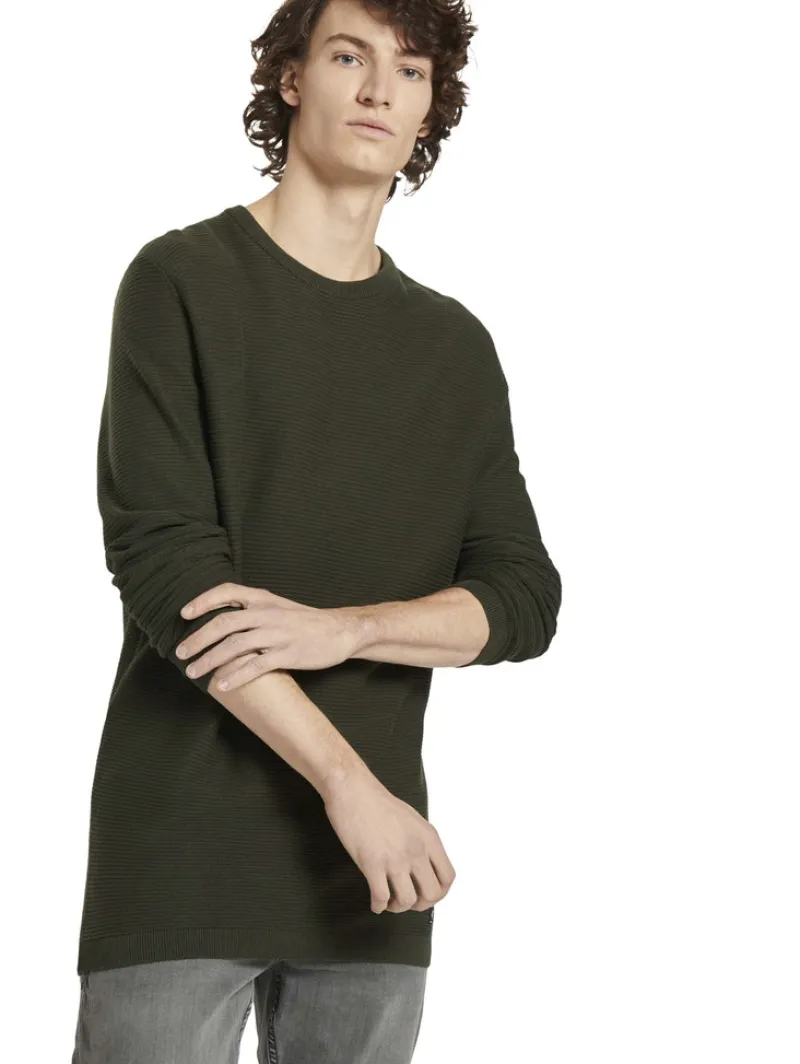 Tom Tailor Denim Pullover & Sweatshirts*Strickpullover woodland green