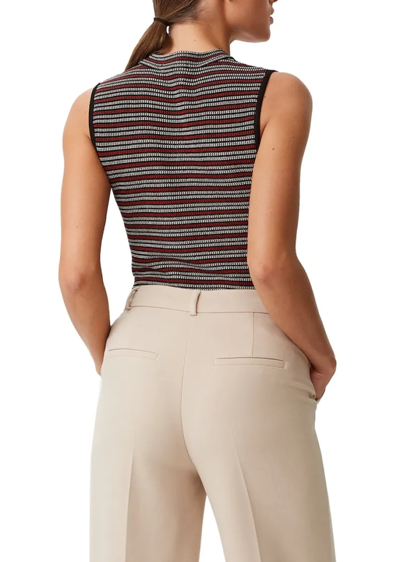 Comma Pullover & Sweatshirts*Strickpullunder Schwarz