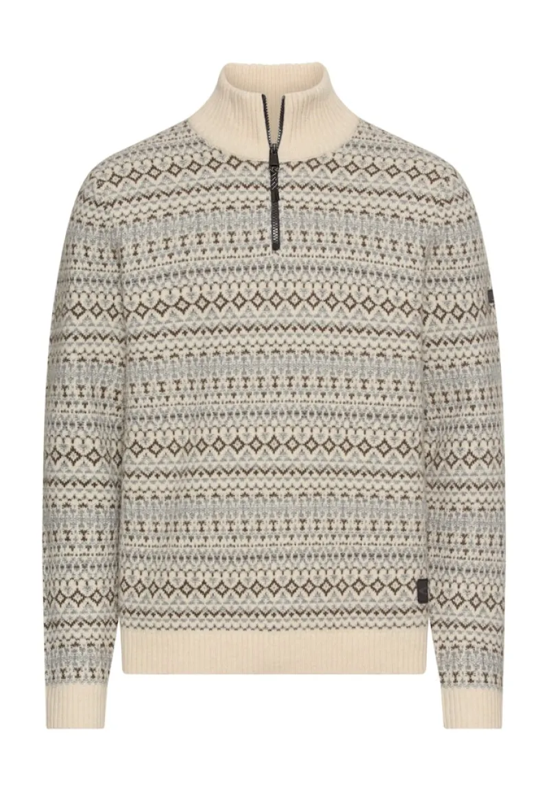 Camel Active Pullover & Sweatshirts|Big Boys*Strick-Troyer aus reiner Lammwolle oatmeal