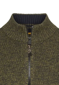 Camel Active Pullover & Sweatshirts|Big Boys*Strick-Troyer mit melierter Struktur forest green