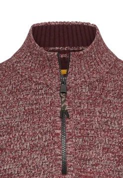 Camel Active Pullover & Sweatshirts|Big Boys*Strick-Troyer mit melierter Struktur amber red