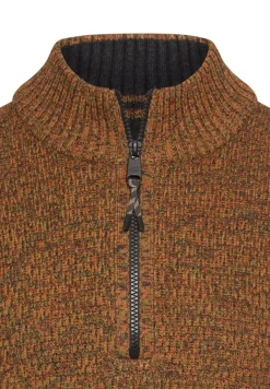 Camel Active Pullover & Sweatshirts|Big Boys*Strick-Troyer mit melierter Struktur cinnamon