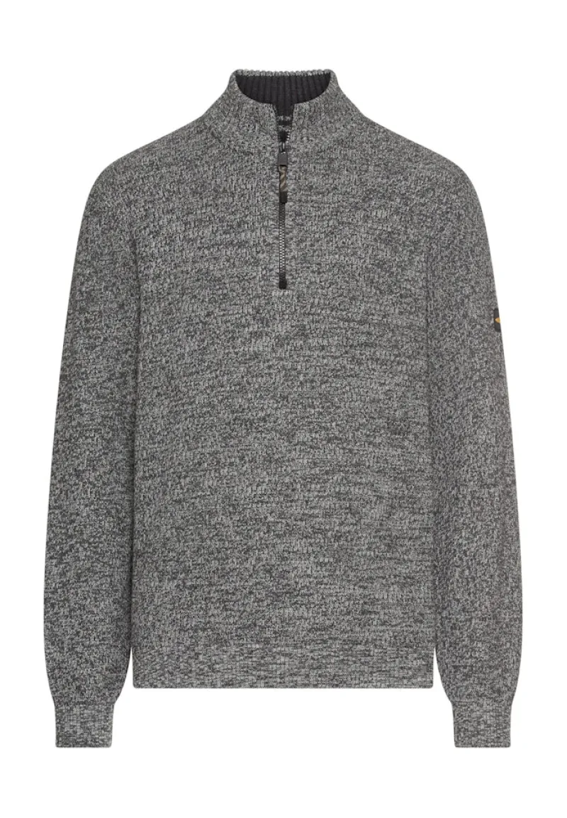 Camel Active Pullover & Sweatshirts|Big Boys*Strick-Troyer mit melierter Struktur Asphalt