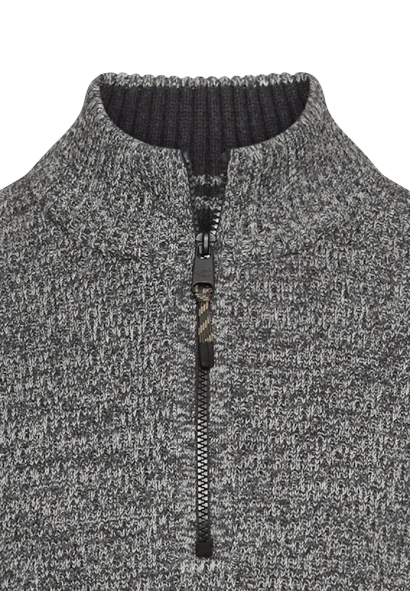 Camel Active Pullover & Sweatshirts|Big Boys*Strick-Troyer mit melierter Struktur Asphalt