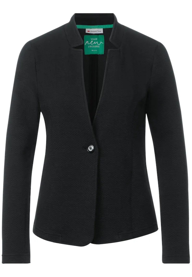 Street One Jacken*Struktur Blazer Black