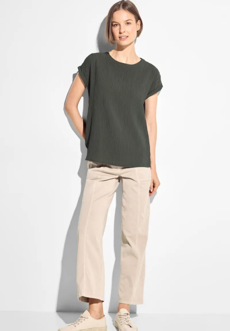 Cecil Blusen*Struktur Blusenshirt cool khaki