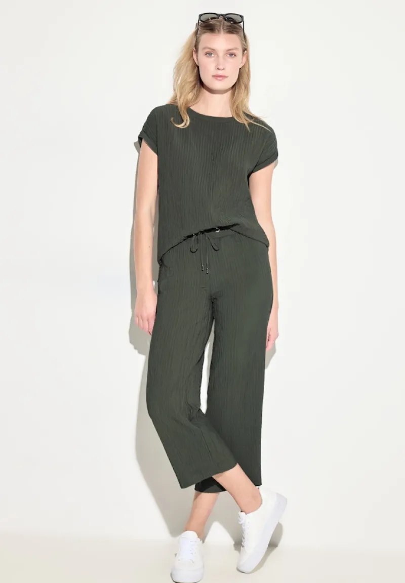 Cecil Blusen*Struktur Blusenshirt cool khaki