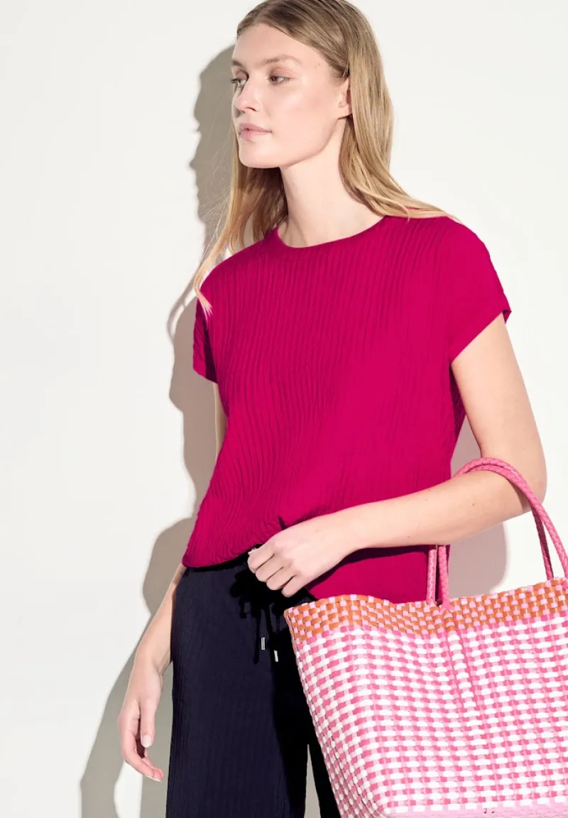 Cecil Blusen*Struktur Blusenshirt pink sorbet