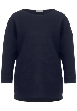 Street One Shirts*Struktur Mix Shirt deep blue