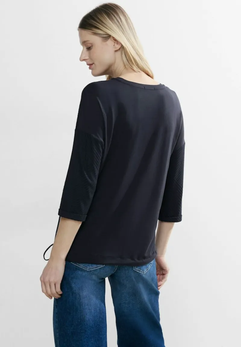 Cecil Shirts*Struktur Mix Shirt universal blue