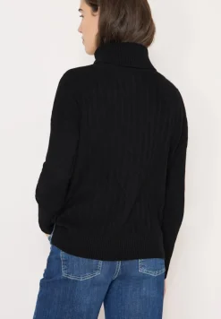 Cecil Pullover & Sweatshirts*Struktur Rollkragenpullover Black