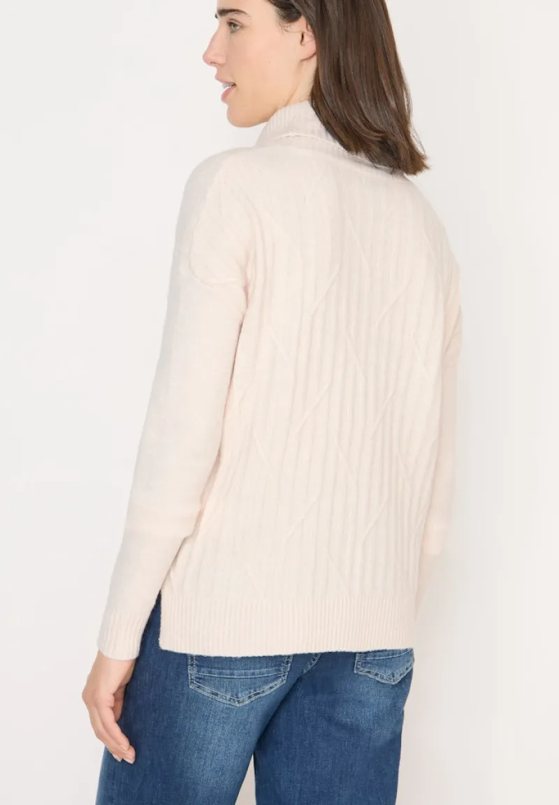 Cecil Pullover & Sweatshirts*Struktur Rollkragenpullover light greige